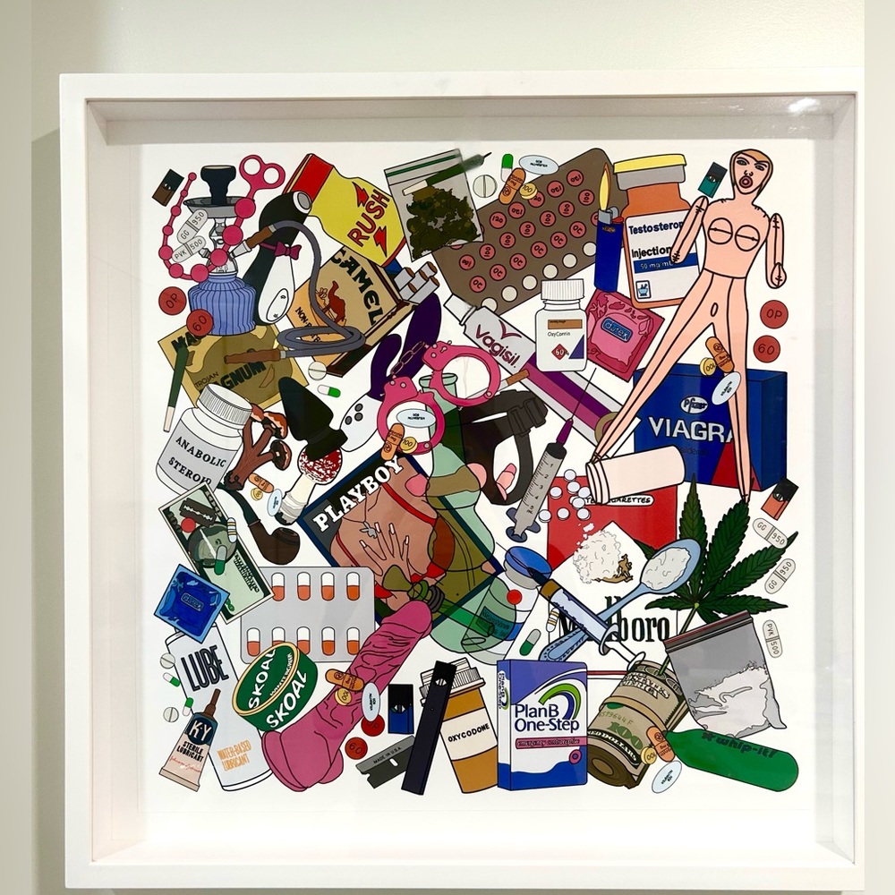 Andy blank framed art